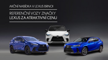 Referenční vozy značky Lexus za atraktivní cenu